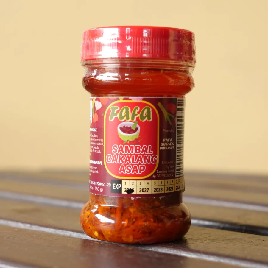 Fafa Sambal Cakalang Asap jar, 150 gram